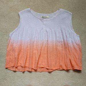We the Free Free People Smocked Ombre Top